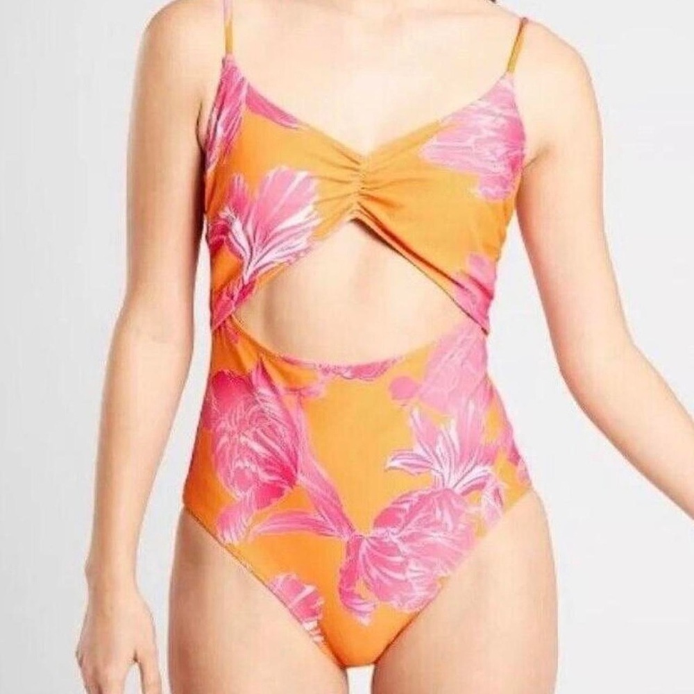 Athleta Kailua Cut Out One Piece Swim Suit
